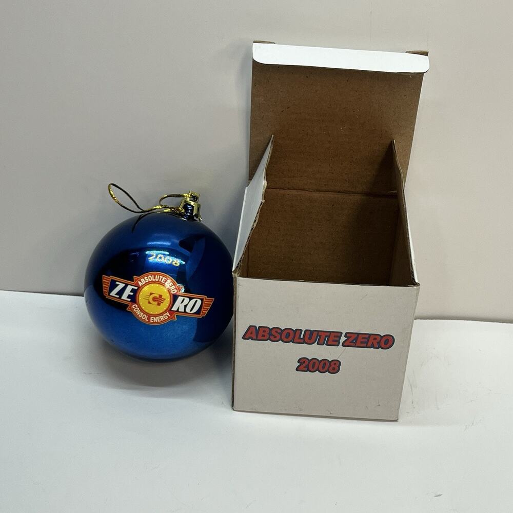 Absolute Zero consol energy blue ornament in box 08 plastic‎ memorabilia company